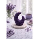Flow Home Dekoratif Lüks Soya Mum,el Yapımı Doğal Mum,uzun Yanma Süreli Modern Ev Hediyesi,ev Süsü Mor 300 G - Standart