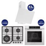 Flowart Turbolu Asimetrik Silenart Beyaz Cam Ankastre Set Qbl62cb - Nt026wfa - D078sa