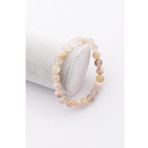 Flower Agate Doğal Taş Bileklik 8 mm Küre Kesim
