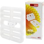 Flower Katlanır - 4b Şekil 21X23.5CM 40W - E27 Beyaz LED Lamba Ampul 3600 Lümen - 6500K - Altın