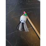 Flower Pet Toys Amigurumi Zilli Kedi Oltasi Ahtapot Püsküllü