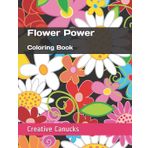 Flower power coloring book
