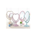 Flower Toys Antika Vintage Avrupa Tarzı Küçük Boy Çift Taraflı Masaüstü Makyaj Aynası