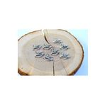 FlowerAksesuar 10 ADET - 16x20 mm KUŞ SALLANTI UÇ, KOLYE UCU KUŞ DÖKÜM, CHARM KUŞ UÇ, KÜPE UCU, METAL OBJE FİGÜR