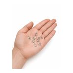 FlowerAksesuar 20 Adet - Kalp Charm, Kalp Kolye Ucu, Kalp Küpe Ucu, Takı Malzemesi, Nikel