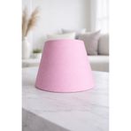 flu aydınlatma Abajur Şapkası PEMBE Kumaş Modern Dekoratif Abajur Başlığı (1 ADET) (22 CM)