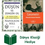 Flu Kitap Düşün ve Zengin Ol + Geometri + Dünya Klasiği Hediye - Hayır
