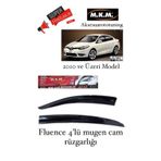 FLUENCE 2010 VE ÜZERİ MODEL ARASI 4'LÜ MUGEN CAM RÜZGARLIGI