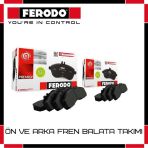 Fluence Elk. El Fren 2009-2020 Ferodo Ön ve Arka Fren Balatası