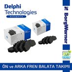 Fluence Man. El Fren 2009-2020 Delphi Ön ve Arka Fren Balatası