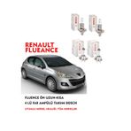FLUENCE ÖN UZUN-KISA 4 LÜ FAR AMPÜLÜ TAKIMI BOSCH