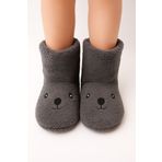 fluffy Erkek Çocuk Ev Botu ,düz Taban, Mevsimlik, Kaydırmaz Taban, Anaokulu Kreş Ev Ayakkabısı Ev Botu