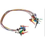 Fluke Pomona 5523 Minigrabber Bağlantı Kablosu Kiti (10 Paket, 24" Cat 5e, Test Klipsli Kablo, Geçici Bağlantı Kablosu)