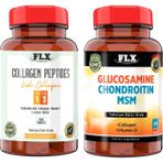 FLX Balık Kollajeni Tip 1-3 Collagen 90 & Glucosamine Chondroitin Msm Collagen Vitamin D 60 Tablet