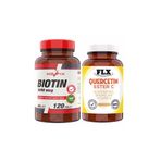 Flx Biotin 5000 mcg 120 Tablet + Quercetin Ester C 60 Tablet