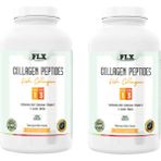 FLX Collagen Glutatyon Vitamin C Biotin Hyaluronik Asit Tip 1-3 Balık Kollajen 300 Tablet x 2 Kutu