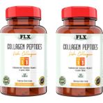FLX Collagen Hyaluronik Asit Biotin Vitamin C Tip 1-3 Balık Kollajen 60 Tablet x 2 Kutu