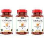 FLX Collagen Hyaluronik Asit Biotin Vitamin C Tip 1-3 Balık Kollajen 60 Tablet x 3 Kutu