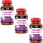 FLX Collagen Tip-1 Tip-2 Tip-3 Hyoluronic Asit Vitamin C ( 3 Kutu 60 Tablet )