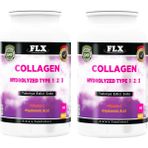 FLX Collagen Tip-1 Tip-2 Tip-3 Hyoluronic Asit Vitamin C 90 Tablet x 2 Kutu 180 Tablet