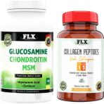 Flx Glucosamine Chondroitin Msm 180 Tablet & Collagen Peptides Tip 1-3 Balık Kolajeni 60 Tablet