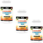 FLX Glukosamine Kondroitin Msm Vitamin D 3 Kutu 180 Tablet