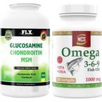 Flx Glukozamin Kondroitin Msm 300 Tablet Omega 3 6 9 200 Kapsül