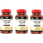 FLX Hidrolize Kollajen Collagen Coenzyme Biotin Selenium Magnezyum 60 Tablet x 3 Kutu