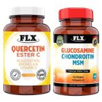 Flx Kuersetin Ester C 60 Tablet & Flx Glukozamine Vitamin D 60 Tablet