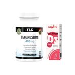 Flx Magnesium 400 mg 180 Tablet + Nevfix Vitamin D3 400 IU 20 ml Sprey