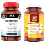 Flx Magnesium 400 mg 60 Tablet + Ncs Vitamin C Çinko Propolis 120 Tablet