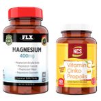 Flx Magnesium Complex 400 mg 60 Tablet + Ncs Vitamin C Çinko Propolis 60 Tablet
