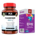 Flx Magnesium Complex 400 mg 60 Tablet + Ncs Vitamin D3 K2 20 ml 400 Damla