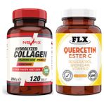 FLX Nevfix Collagen 120 Tablet & Flx Kuersetin Ester C 60 Tablet
