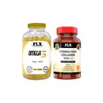 Flx Omega-3 180 Kapsül + Hydrolyzed Collagen Biotin Selenium 60 Tablet