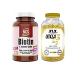 Flx Omega 3-6-9 60 Tablet + Ncs Biotin L-Sistein Çinko 60 Tablet