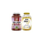Flx Omega 3-6-9 90 Tablet Balık Yağı + Ncs Collagen Tip 1-2-3 90 Tablet