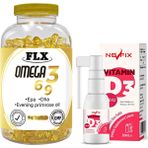 Flx Omega 3-6-9 90 Tablet Nevfix Vitamin D3 Sıvı 20 ml