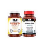 Flx Quercetin Ester C 60 Tablet + Magnesium 400 mg 60 Tablet