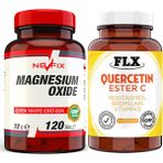 Flx Quercetin Ester C 60 Tablet + Nevfix Magnesium Oxide 120 Tablet