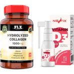 FLX Vitamin D3 400'lü 20 ml & Collagen Coenzyme 60 Tablet