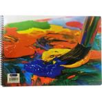 Fly Color 25X35 P.p Kapak Telli Resim Defteri Desenli 25 Yaprak - Sanatsal
