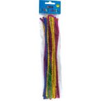 Fly Color Şönil 30 cm 25 Adet 9 Renk - Simli Şönil