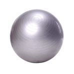 FLY FLQ Jimnastik Topu 65 cm, Hava Pompalı Egzersiz Patlamaz Yoga Topu Gym Pilates Denge Fitness - Fizyoterapili Ekstra Kalın Pilates Topu, Gri