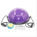 FLY FLU Denge Eğitmeni, Top Yoga Kalın Patlamaya Dayanıklı Yoga Hız Topu Yarım Daire Top Fitness Yoga Yarım Küre Denge Yarım Küre, Mor