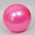 FLY FLU Egzersiz Topu, Ayak Pompalı Büyük Yoga Topu Kaymaz Doğum Topu - Fizik Tedavi, Spor Salonu, Hamilelik Ev Egzersizi İçin, Pembe-75 cm