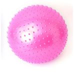 FLY FLU Egzersiz Topu, Ekstra Kalın Patlama Önleyici Spor Topu, Ayak Pompalı İsviçre Topu, Yoga, Pilates, Fitness, Hamilelik Çalışması için Doğum Topu, Pembe-75 cm
