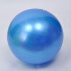 FLY FLU Jimnastik topu, yoga topu, ayak pompalı, kaymaz doğum topu, fizyoterapi, fitness stüdyosu, hamilelik, ev, mavi 55 cm