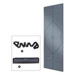 FLY FLU Yoga Matı, Yoga Matı, 5 mm, Doğal Kauçuk, Profesyonel Islak ve Kuru Kaymaz Yoga Matı, İnsan Vücudu Yönlendirme Sistemi Tasarımı, Geri tepme Koruması, B