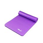 FLY FLU Yoga Minderi Kaymaz, Fitness Paspasları Yoga Paspasları Başlangıç Fitness Dans Matı Ev Kadın Kaymaz Kalınlaşma Genişletilmiş Uzun 8 MM Spor Uyku Matı Yoga Paspasları Ev İçin, Mor-10 mm